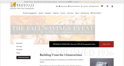 Desktop Screenshot of brownleejewelers.com
