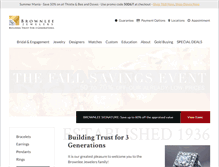 Tablet Screenshot of brownleejewelers.com